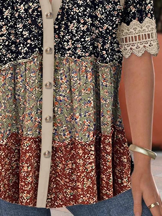 Hillary | Lace Hollow Top