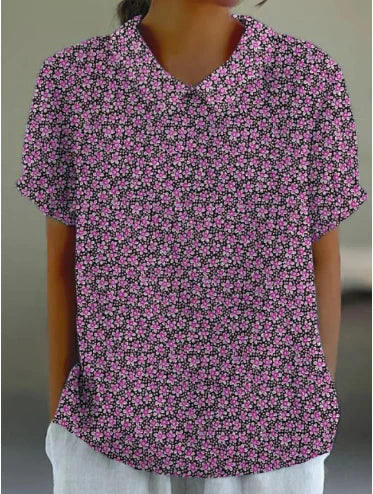 Terry | Retro Floral Top