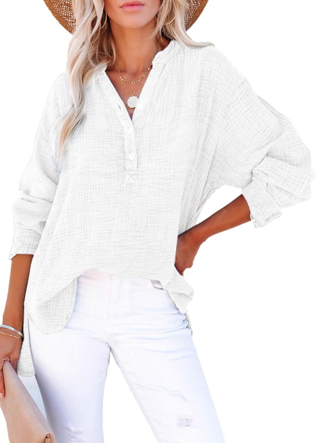 Vicky | Casual Button Blouse