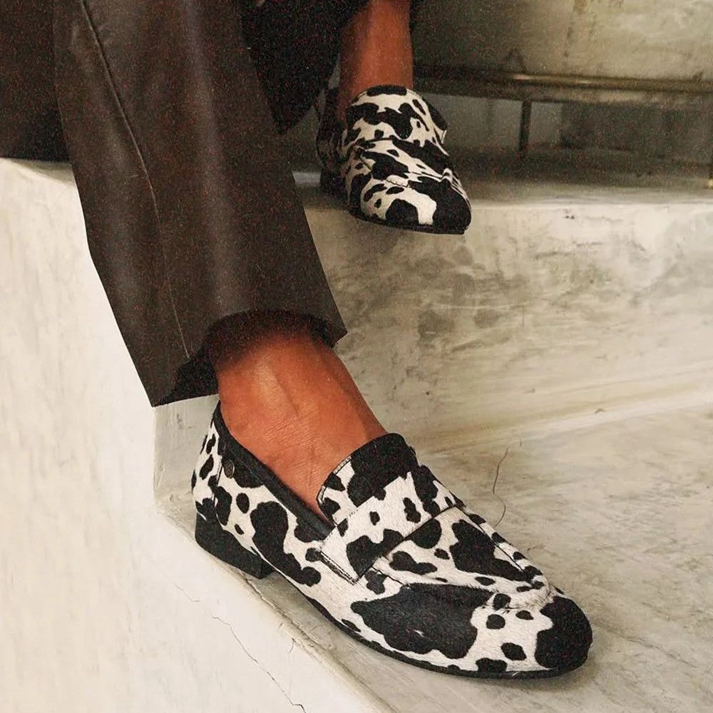 Brynn | Elegant Animal Print Loafers