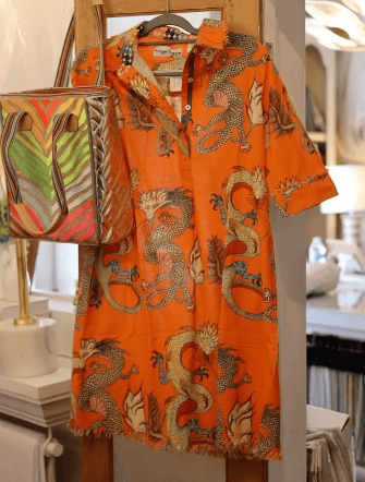 Deliah | Fiery Dragon Summer Dress